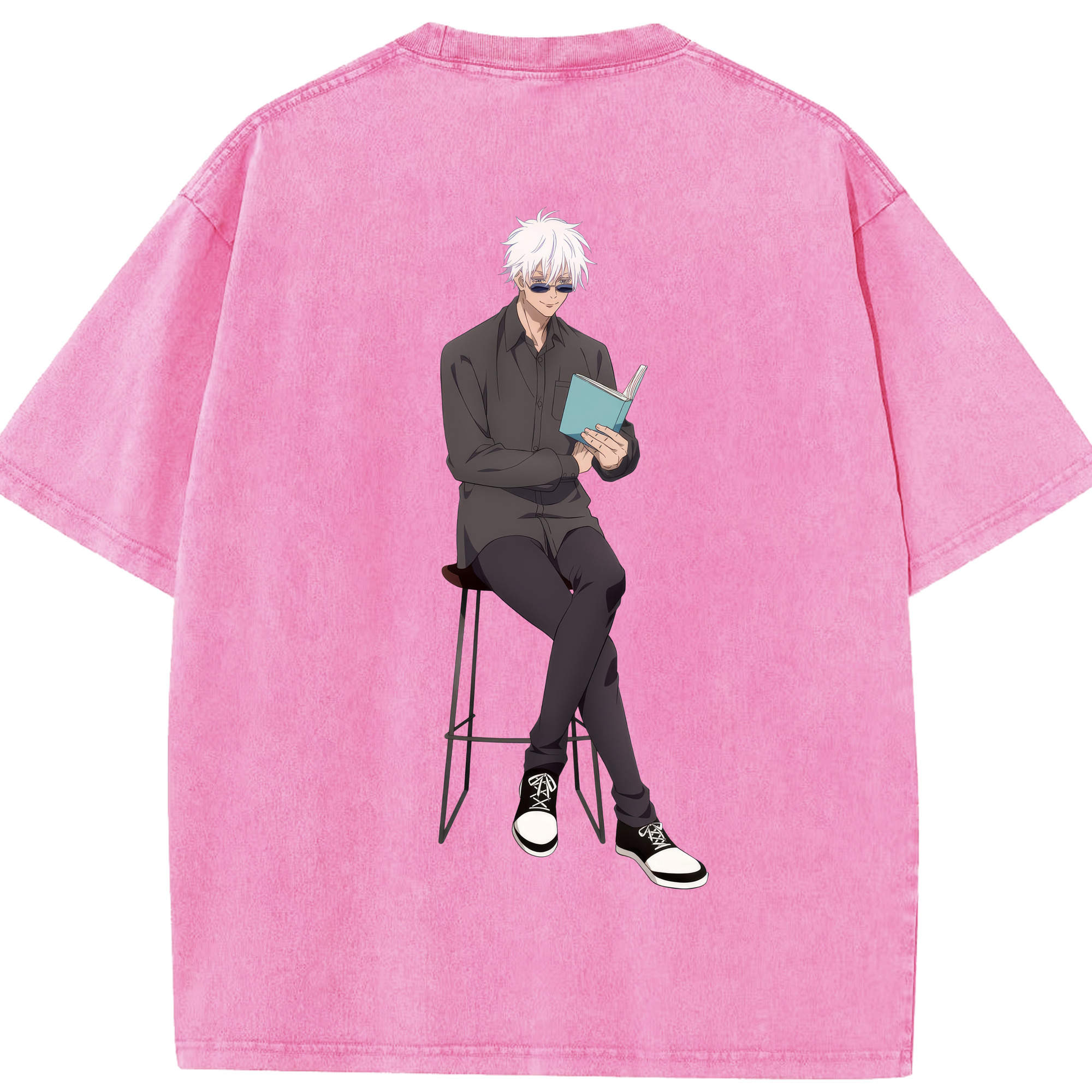 （画像用） 呪術廻戦 Jujutsu Kaisen 綿100% ヴィンテージ風 半袖Tシャツ（背面プリント）